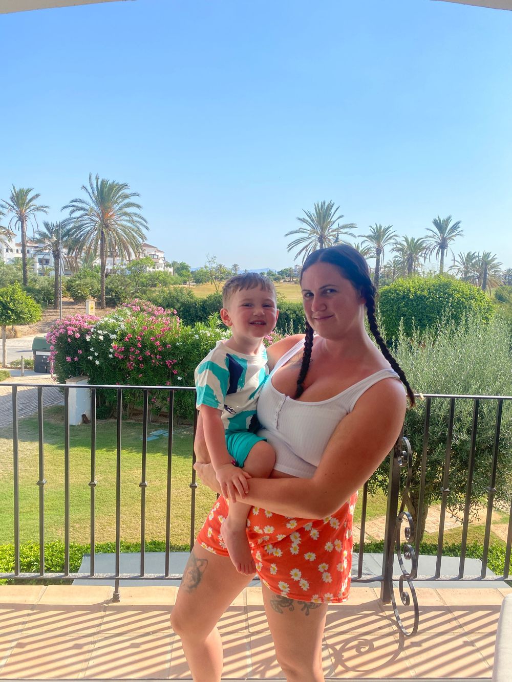 Mother and son on holiday by local Photographer in DN7.