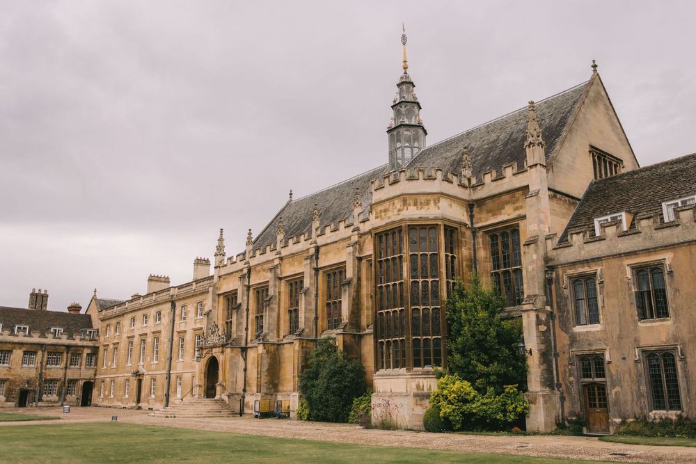 Trinity College, iconic wedding venue in Cambridge.