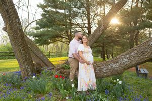 Snuggles with your wife that is carrying your baby. Maternity photographer, client closet, york pa maternity photographer, newborn photos