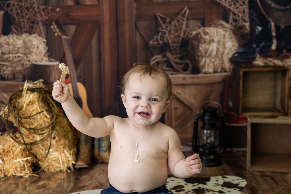 A collection of candid portrait photos showing joyful moments and expressions in a warm indoor setting.