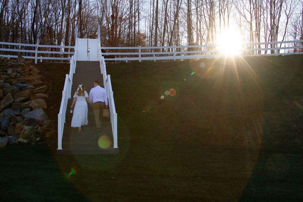 Fort Mill and Gastonia Engagement session by Golden Cam Studios Photographer Robyn McClendon. Couple at sunset