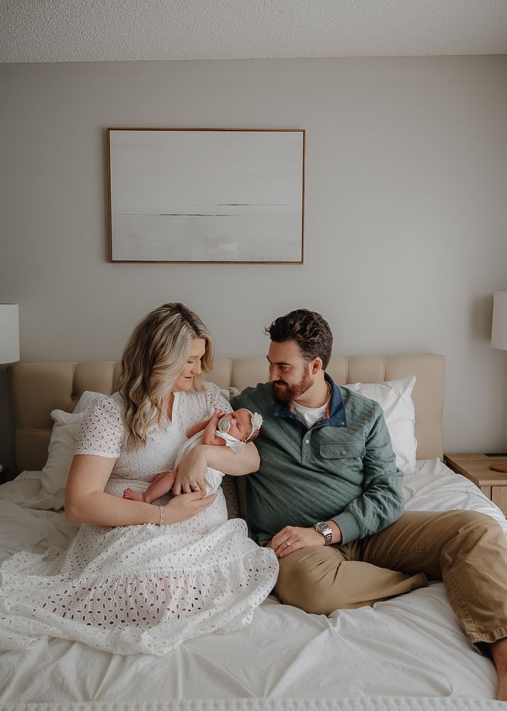 Precious in-home family portrait session in Charlotte, NC