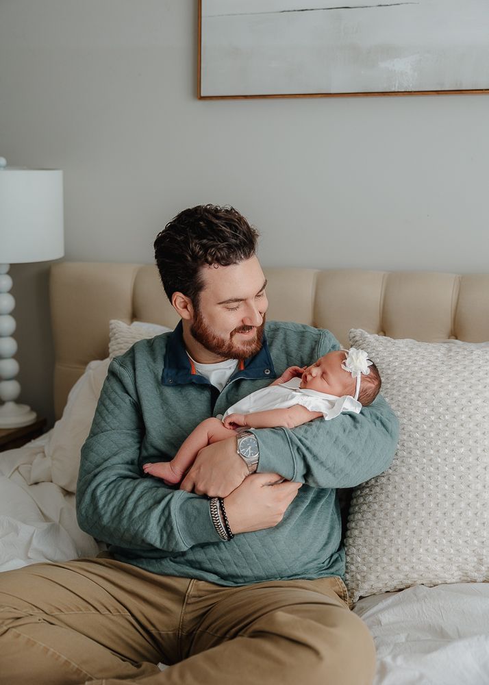 Precious in-home family portrait session in Charlotte, NC