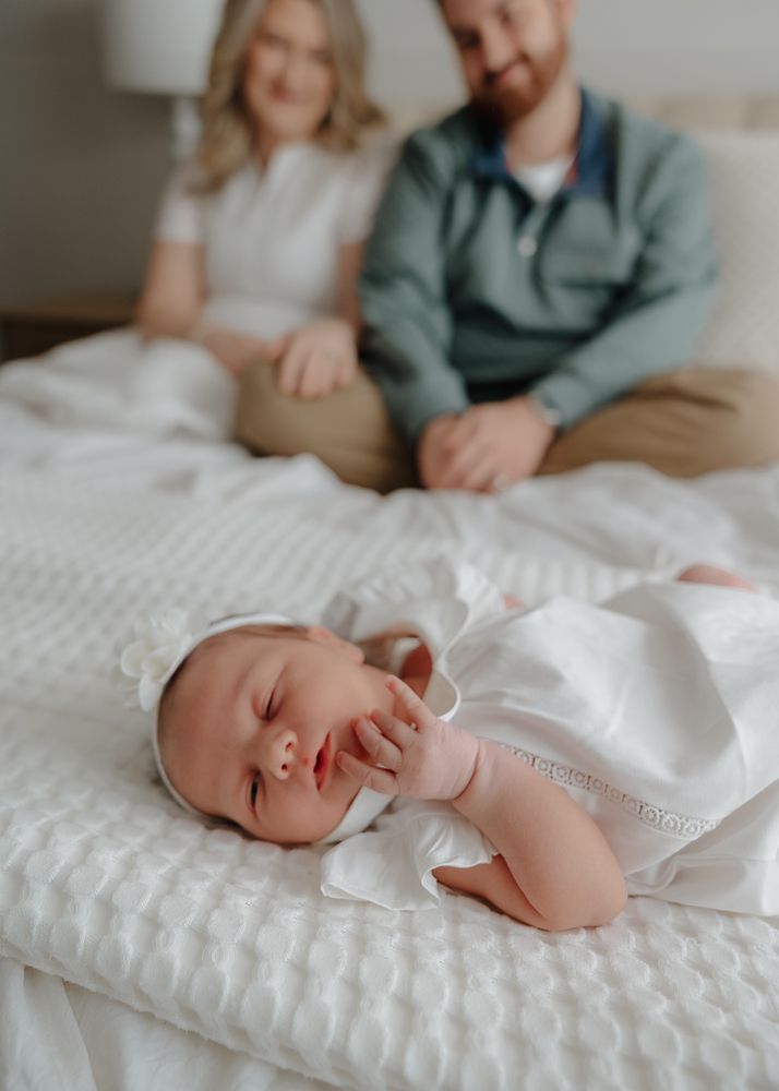 Precious in-home family portrait session in Charlotte, NC