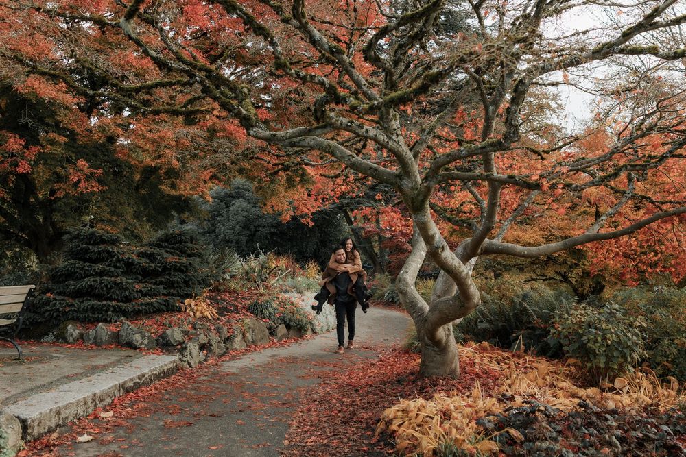 Engagement photo of a couple sharing a candid, emotional moment during a wedding photoshoot — natural light, authentic emotion, and beautifu