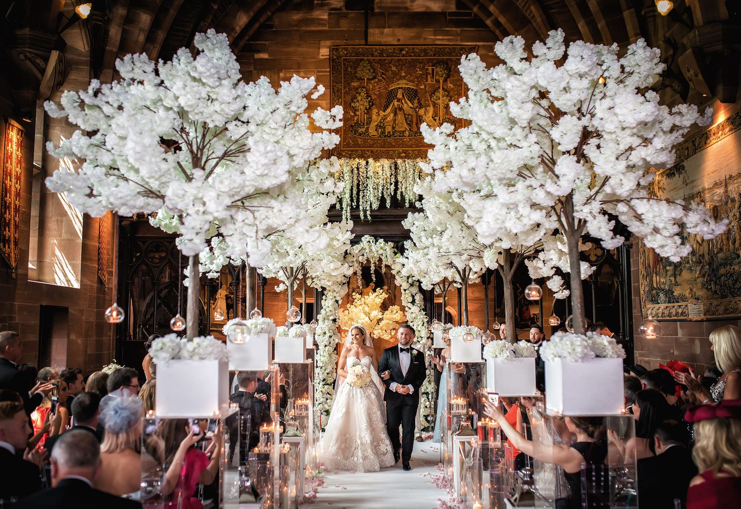 Thornton Manor wedding photographer bride and groom at the venue