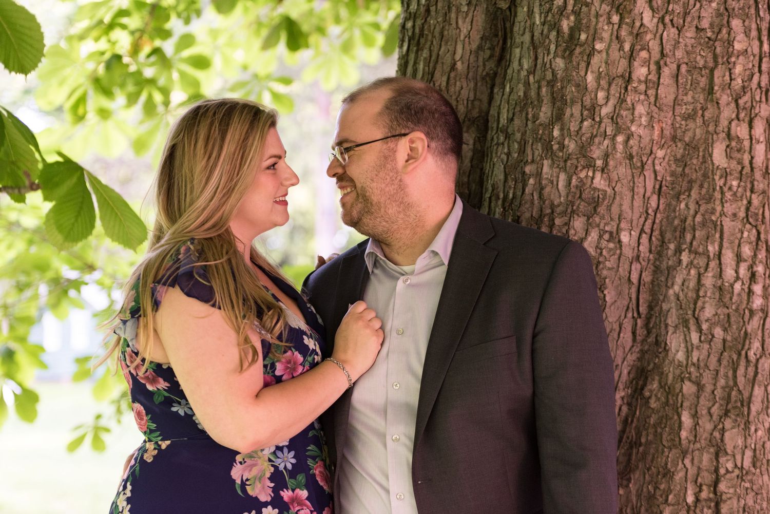 destination engagement portraits at Lyndhurst Mansion grounds in Tarrytown, NY New York Leah Ramuglia photography