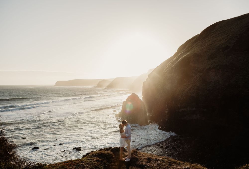 Cliffside Engagement Photoshoot