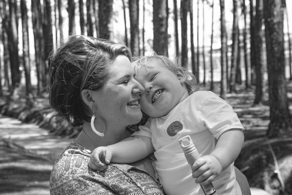 Timeless black and white family portrait by Genesis Imagery Gold Coast.