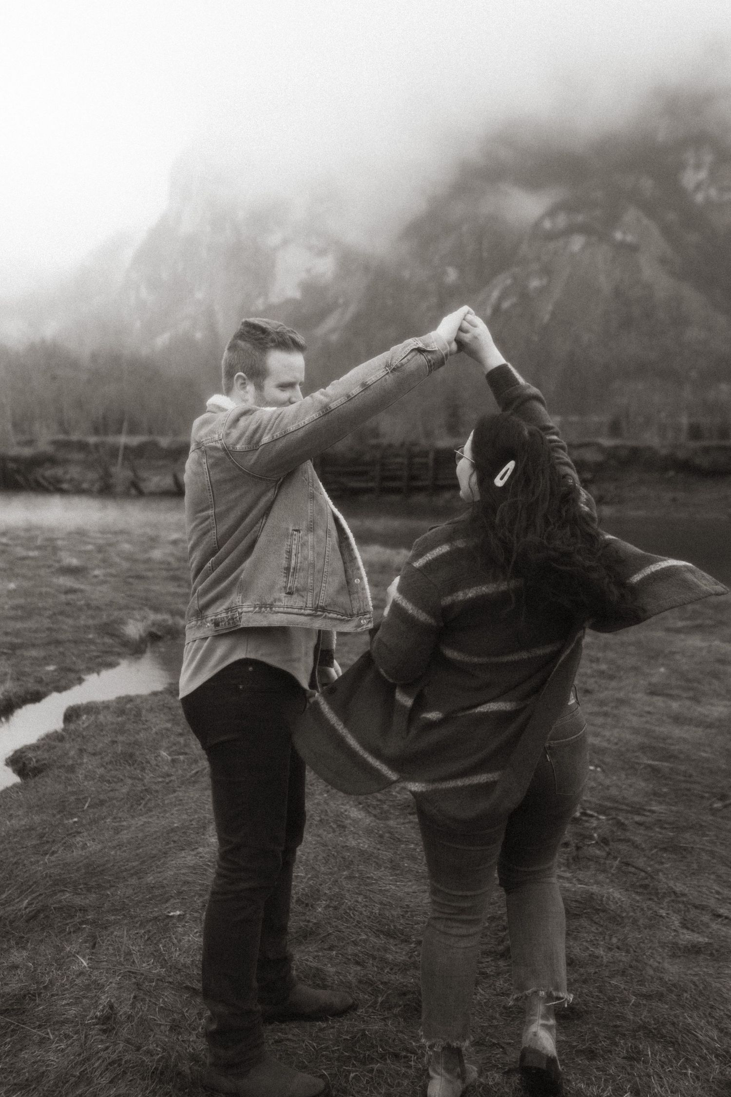 Squamish flats engagement photos, best locations for photos in BC