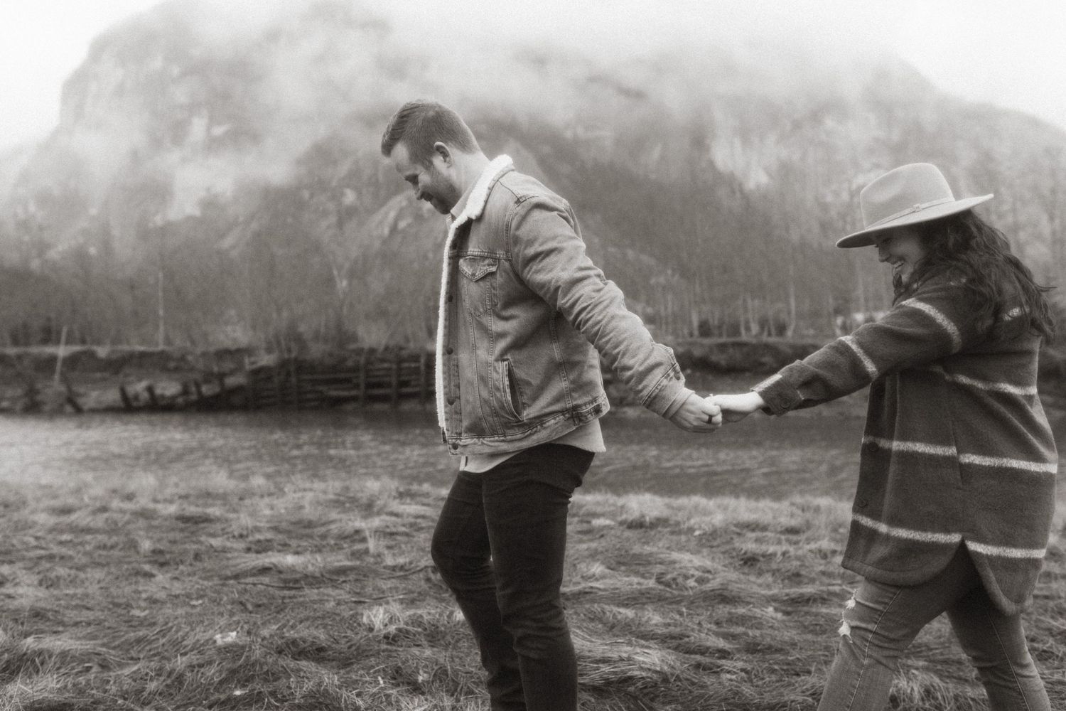 Squamish flats engagement photos, best locations for photos in BC