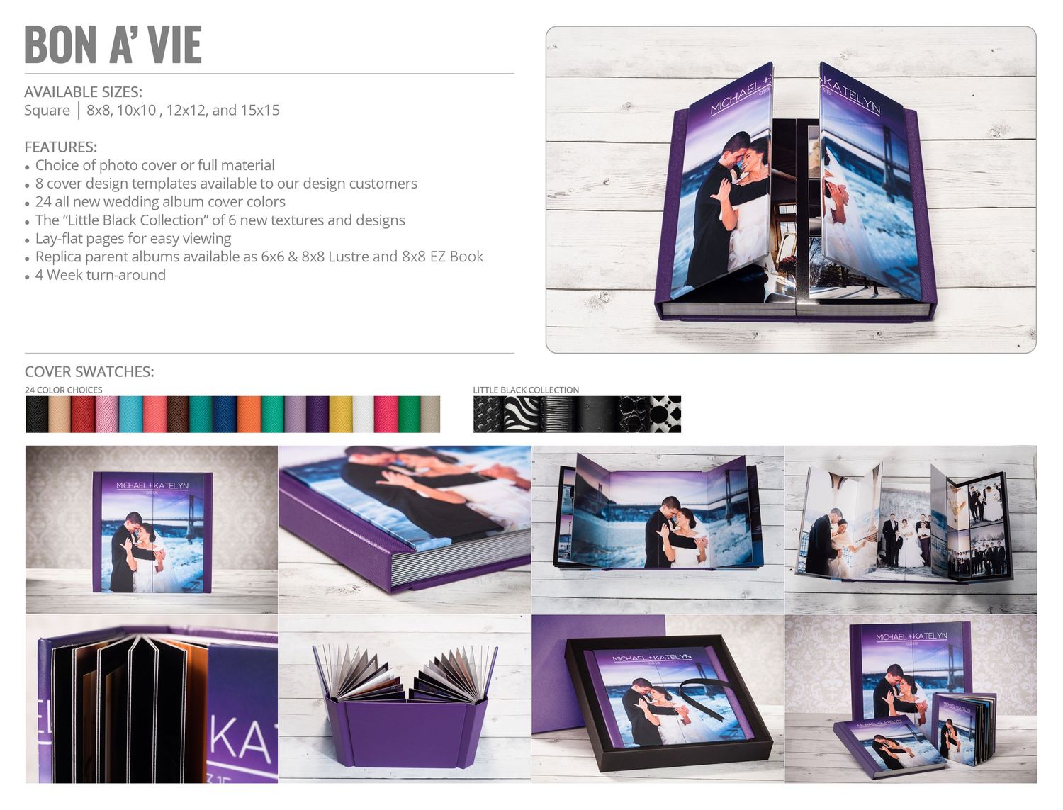 10 x 10 wedding album