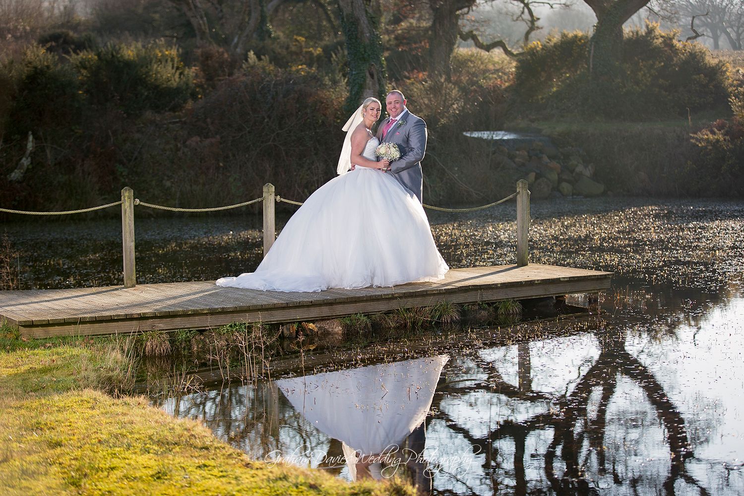 gorgeous bride and groom at Old Walls