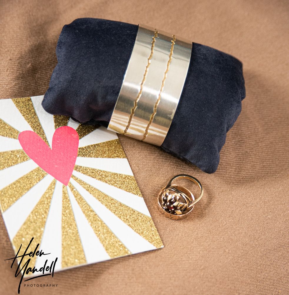 Image of bracelet and rings as accessories for a brand shoot - Worcestershire -Helen Yandell Photography