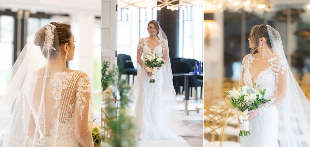 Bridal portraits at Water's Edge