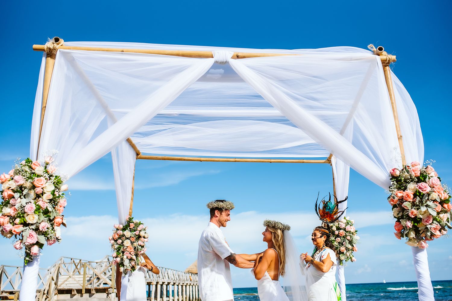 Wedding ceremony photography Riviera Maya