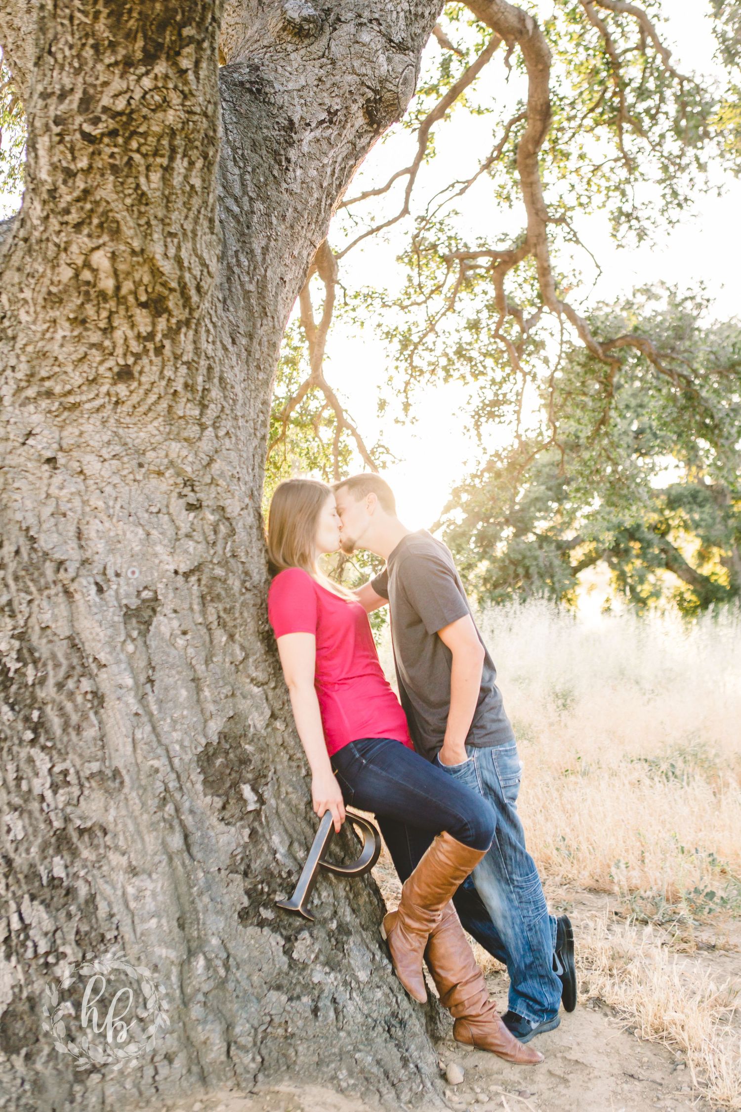 open field camarillo engagement photos
