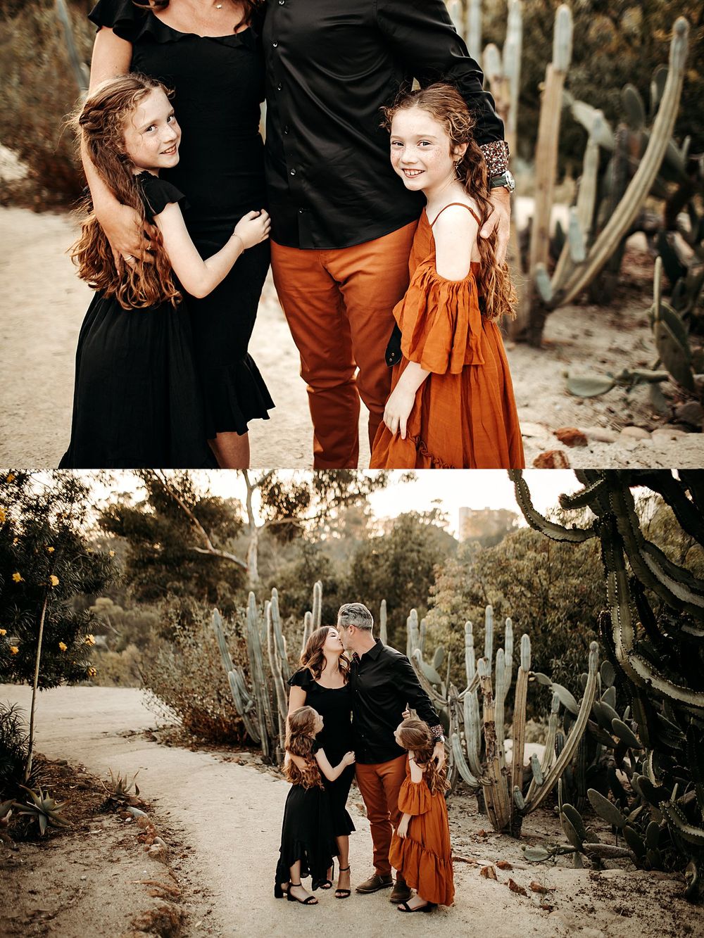daughters hug parents legs by Danielle Miranda Photography