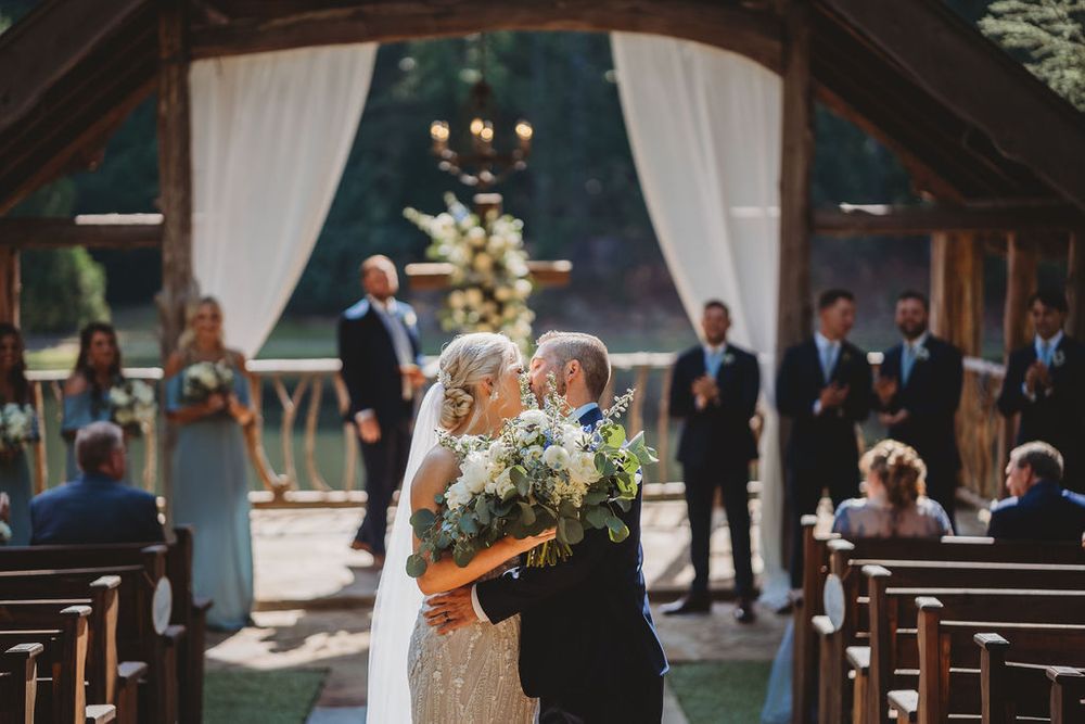 bride and groom portrait
