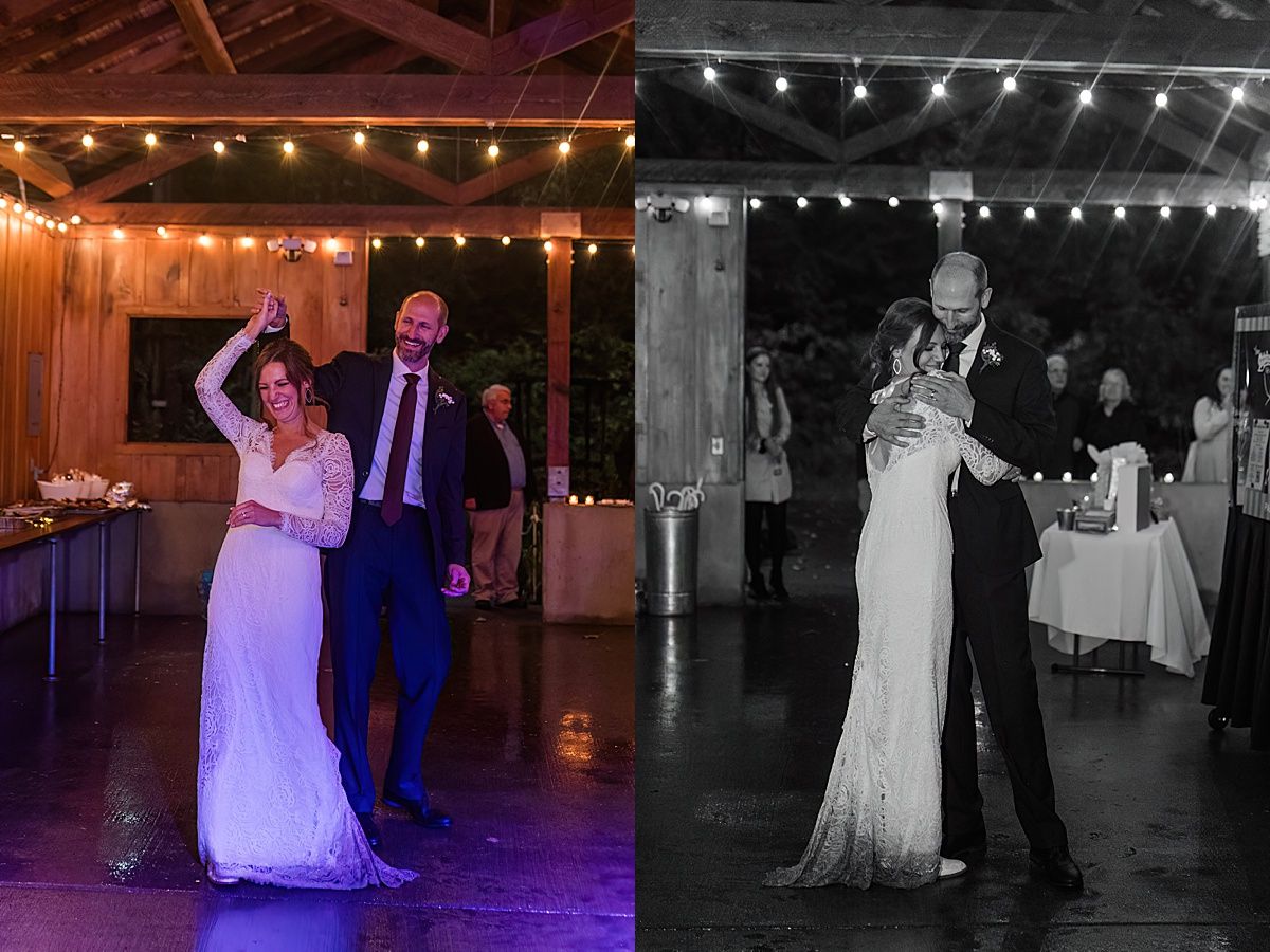 Father daughter dance wedding photography spin and hug