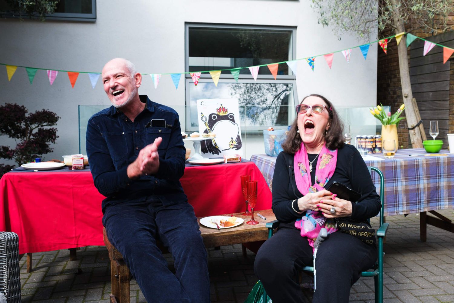 A Coronation street party in London