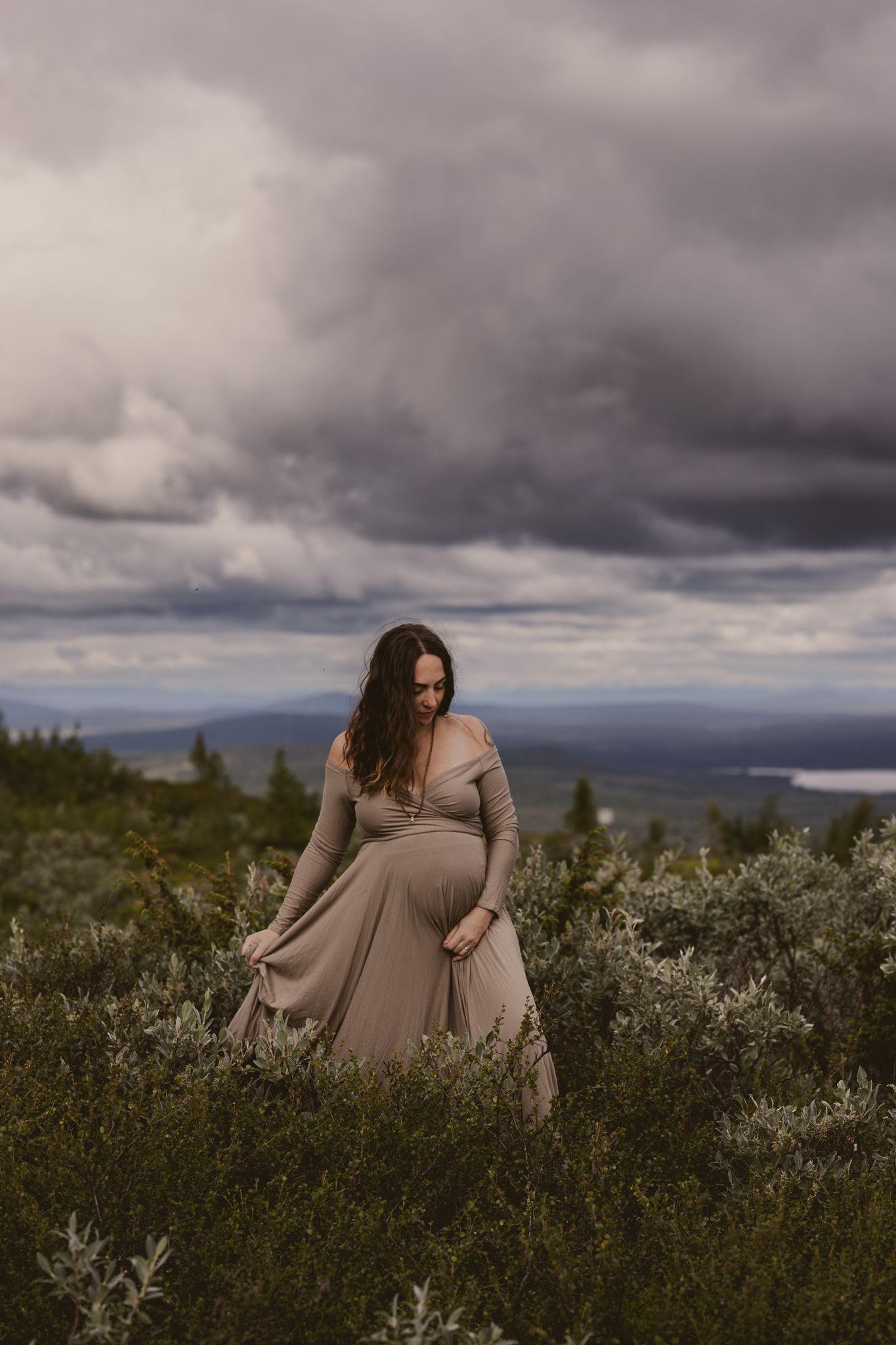 Gravidfotografering Gällivare Fotograf Norrbotten