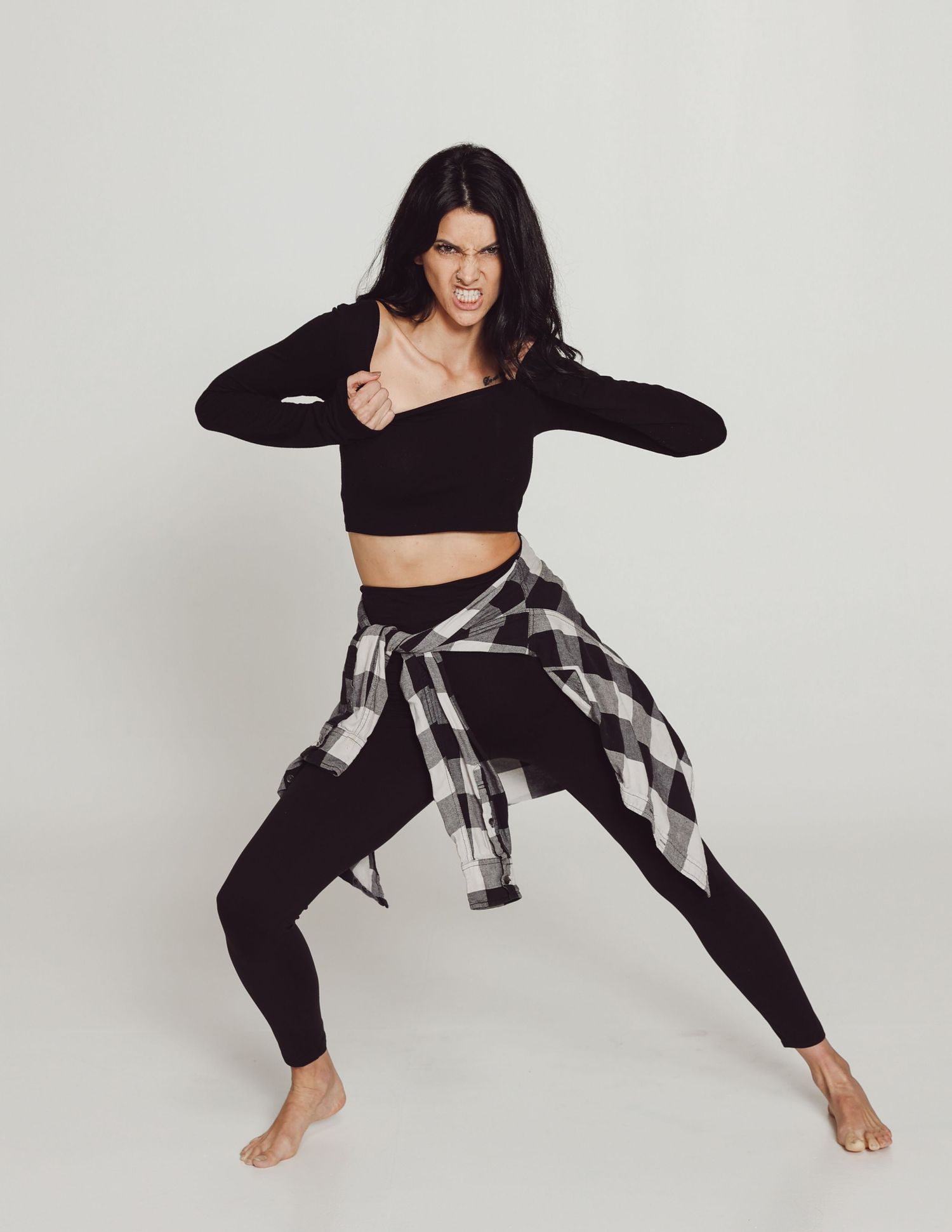 Model flowposing with emotions