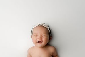 Personality infant portraits by Ashley Wilson