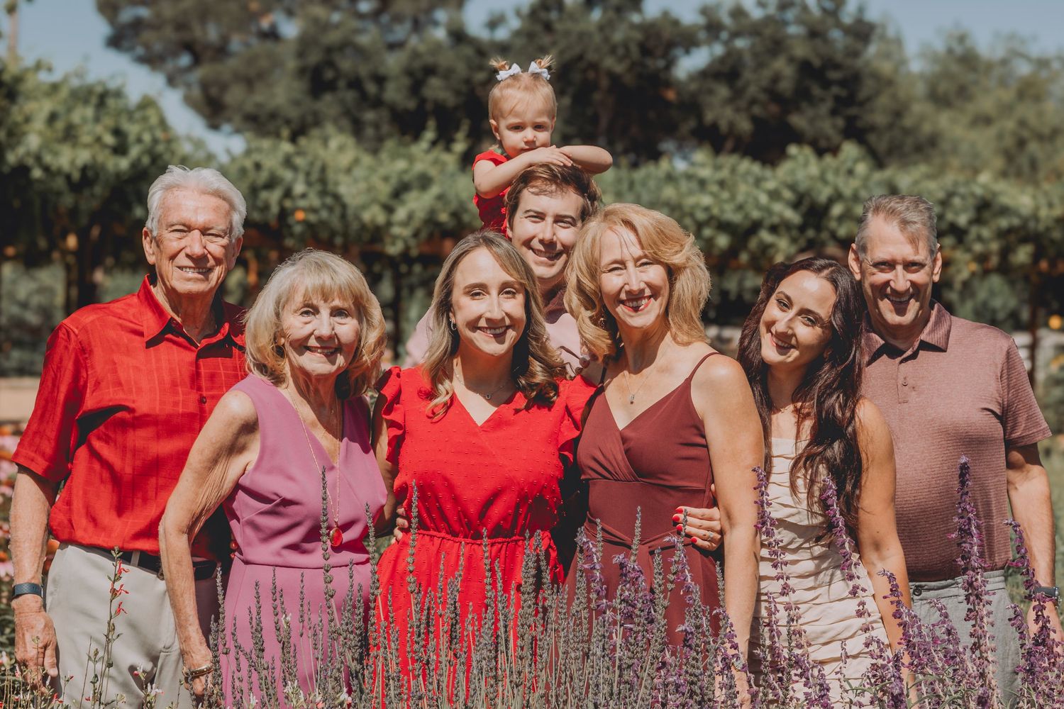 Extended family photographer santa barbara and san luis obispo counties at Santa Ynez winery.