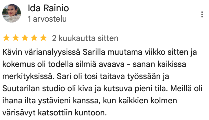 Paras Värianalyysi Helsinki