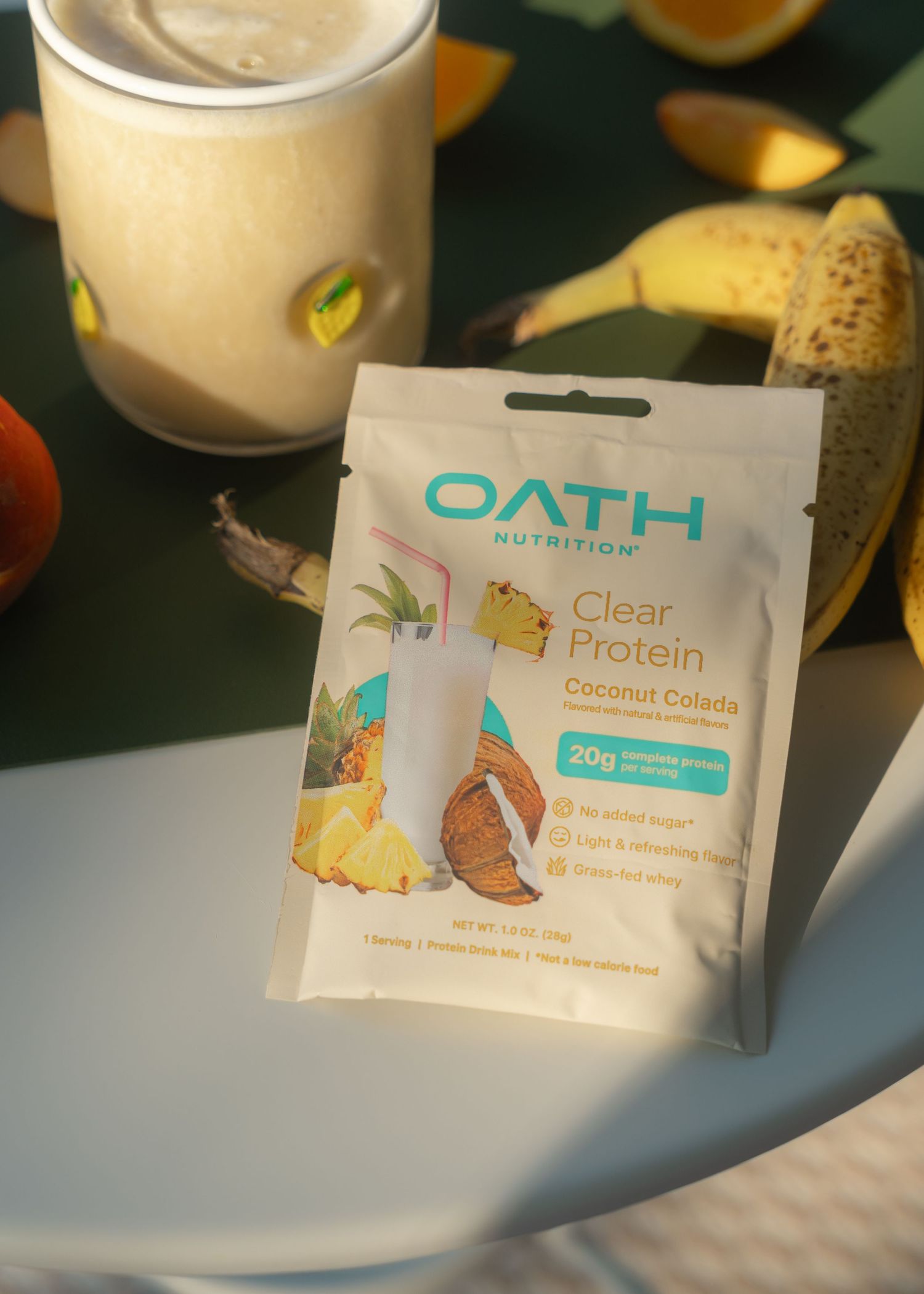 Oath Pineapple and Coconut Protein Packet Mix