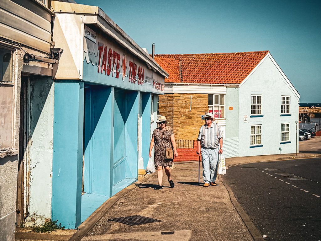 taste the sea fish shop in bridlington, yorkshire.  travel photography by emma drohan