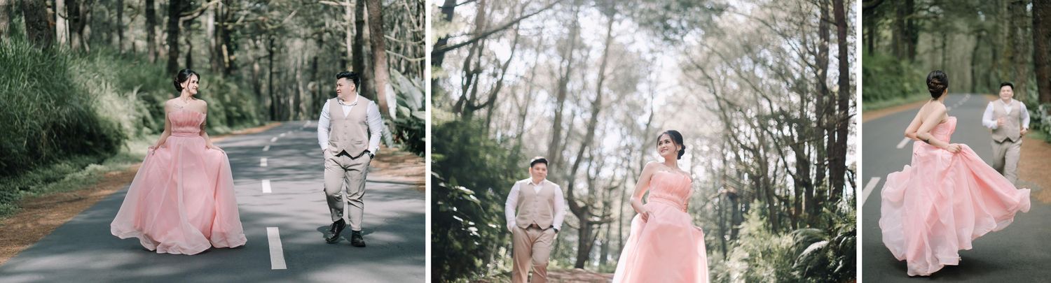 Stunning pre-wedding locations in Kintamani, Bali: hutan pinus glagalinggah