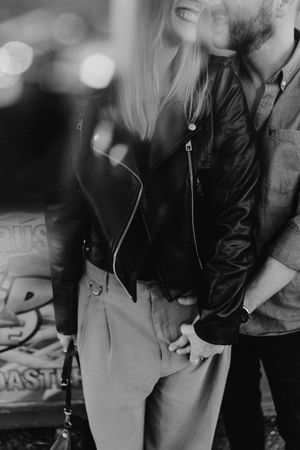 Urban engagement session captured by a Portugal wedding photographer