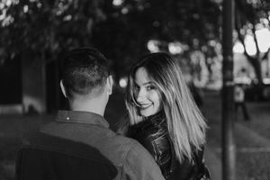 Lisbon wedding photographer capturing candid engagement moment