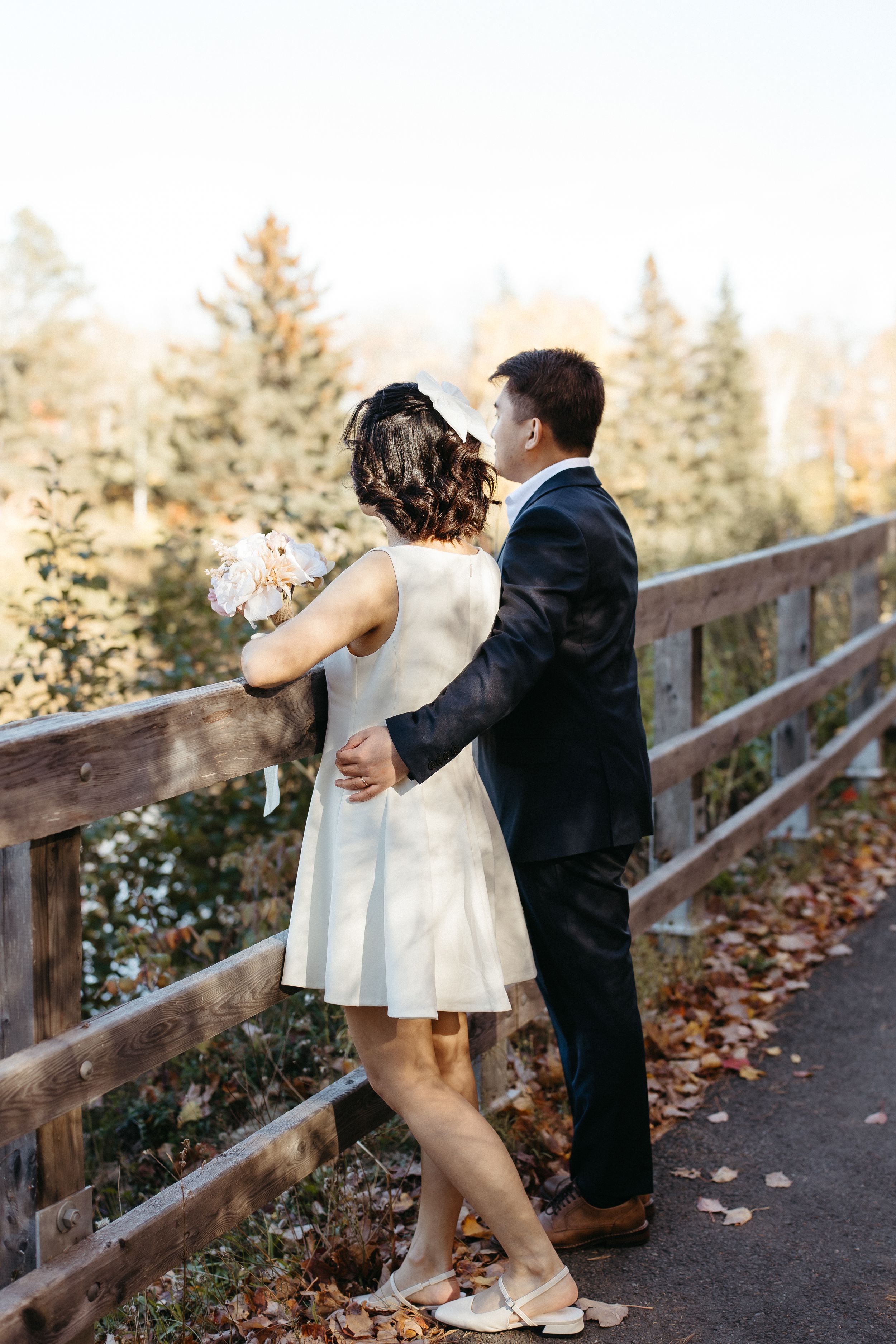 bride and groom portraits at Centennial park in Moncton New Brunswick, elopement photography packages Moncton NB, micro-wedding photography