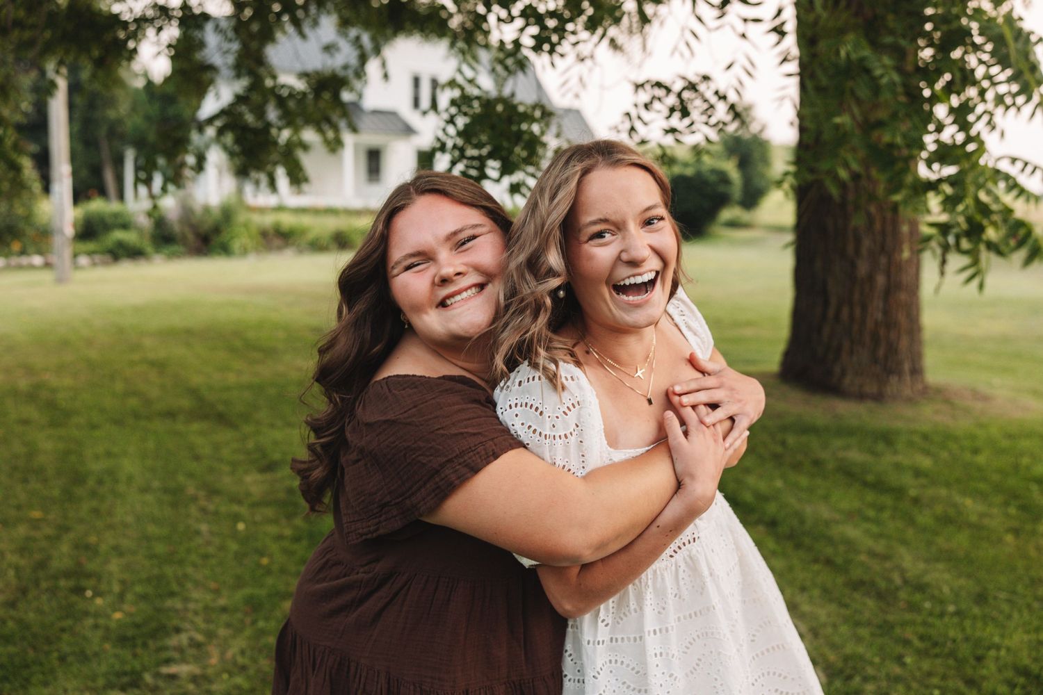 Friends photoshoot having fun in Traverse City, Michigan