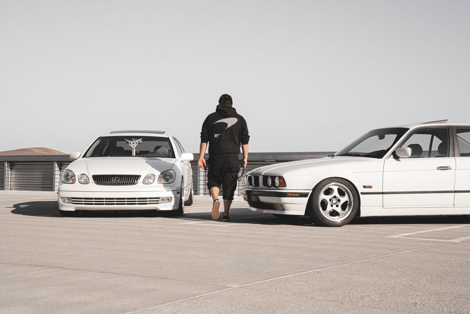 Clean automotive photography featuring classic performance cars with cinematic styling and composition.