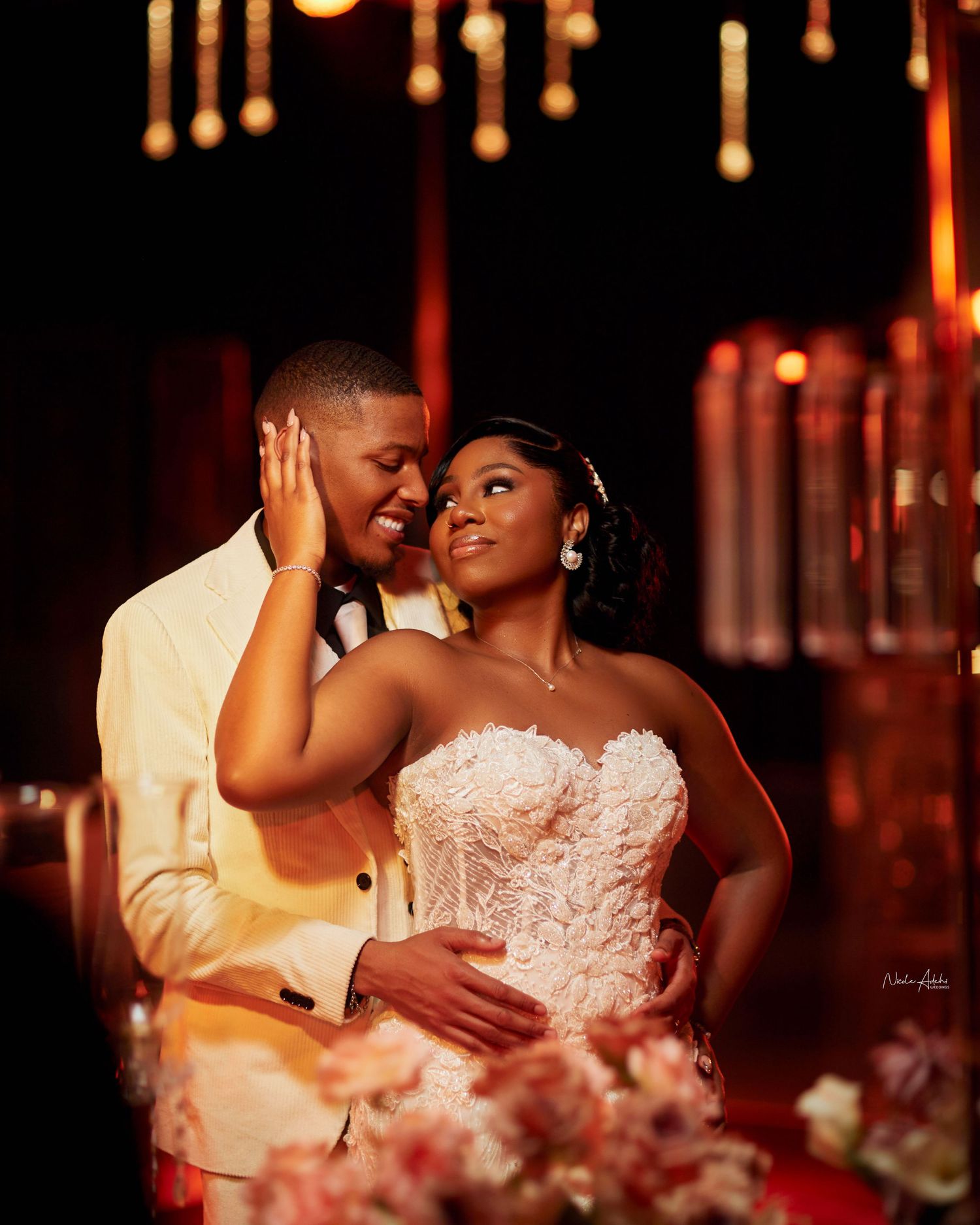 Emotional wedding ceremony moment, luxury Nigerian wedding photographer Hamilton Ontario