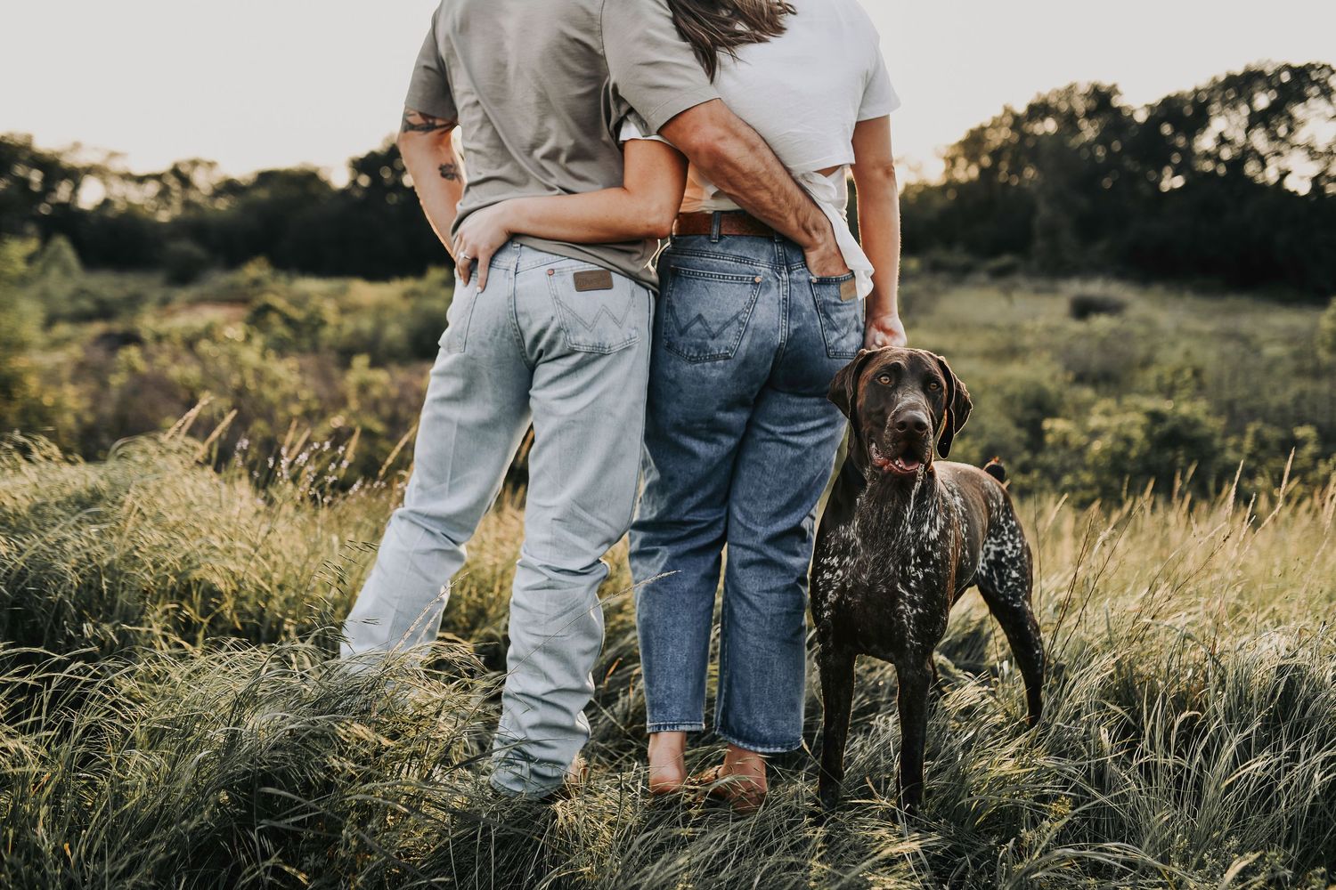 engagement photos in flower mound