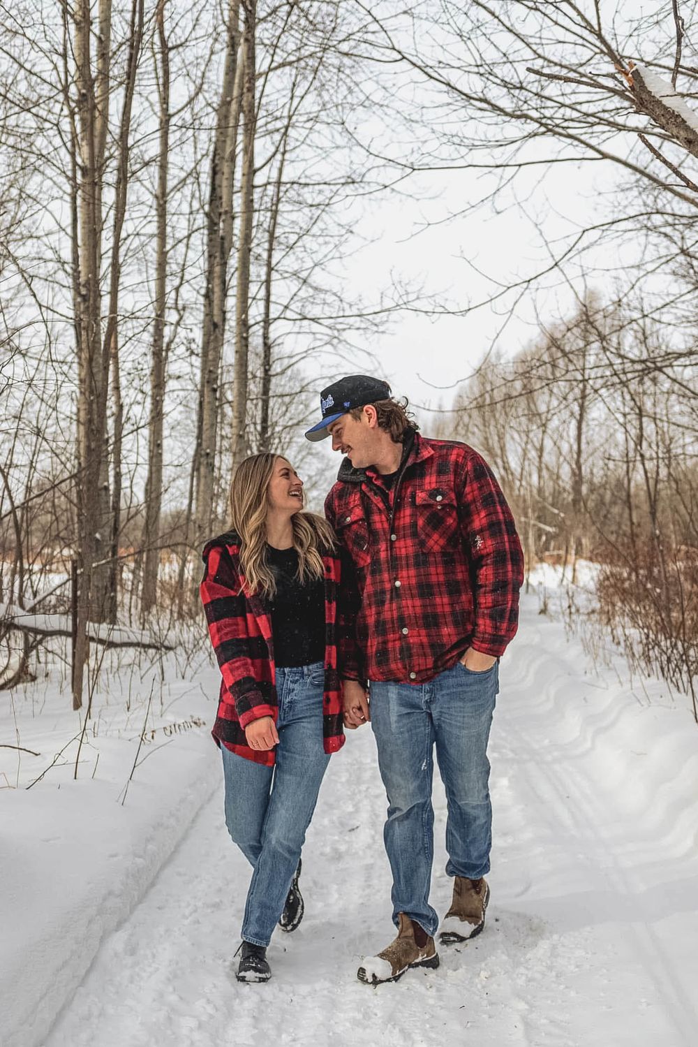 couple in snow