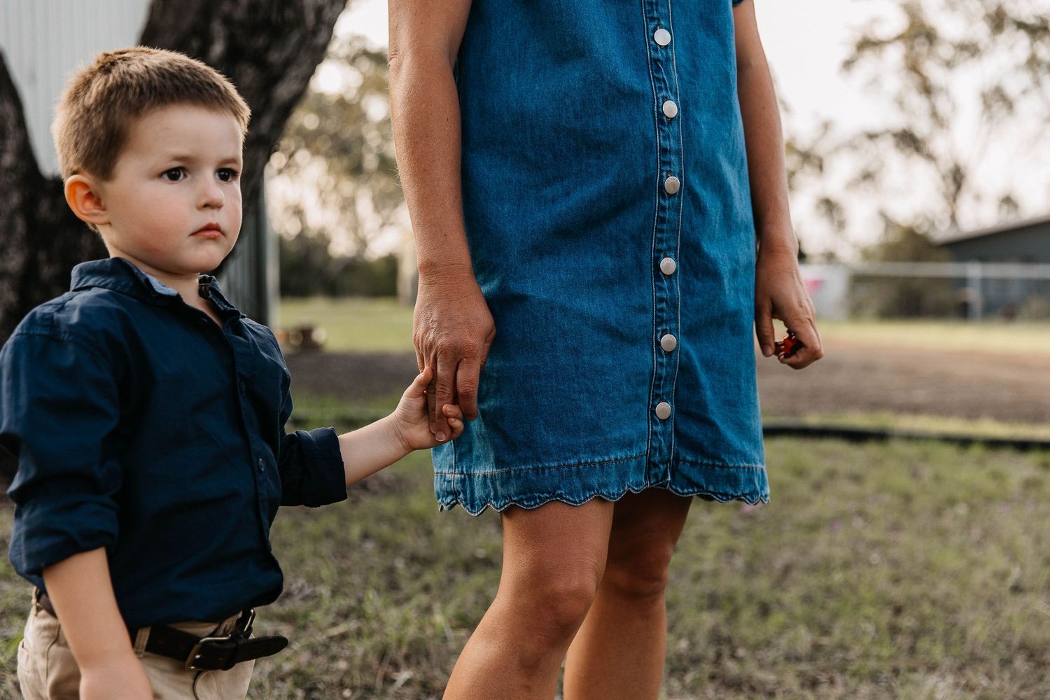 mother and son