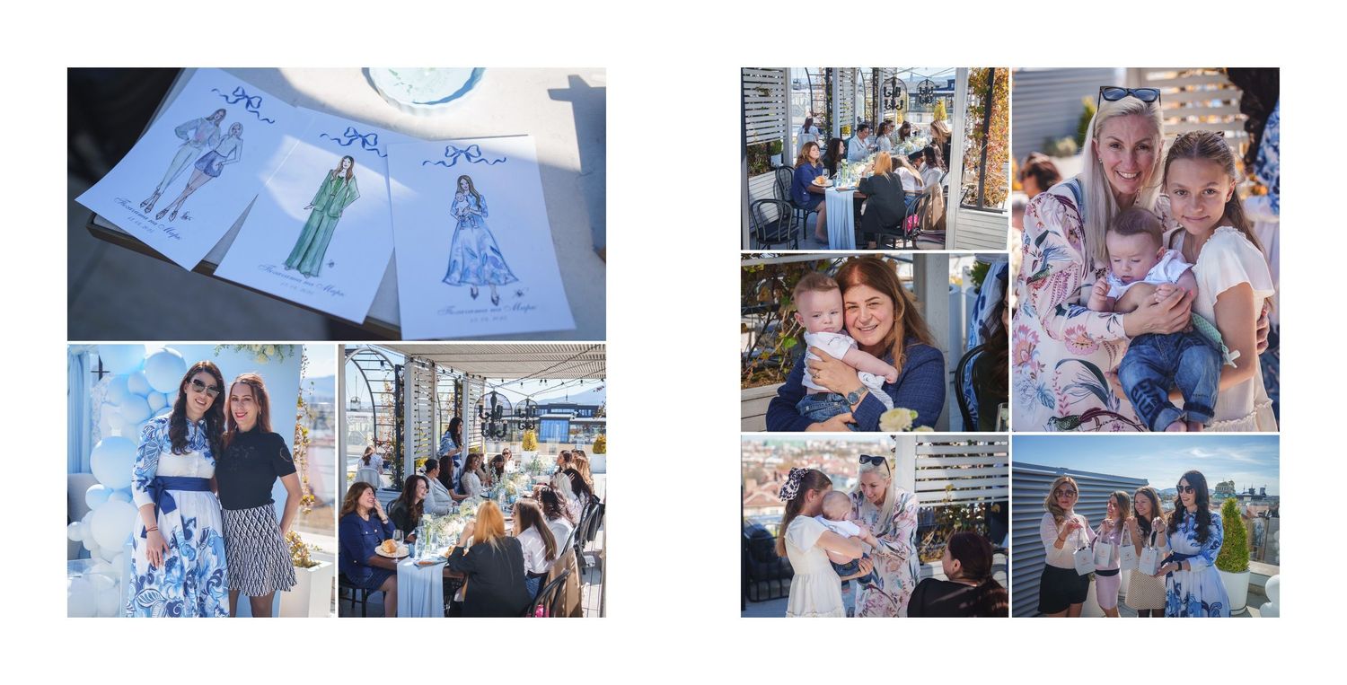Attendees participate in activities and conversations during a daytime outdoor social function.