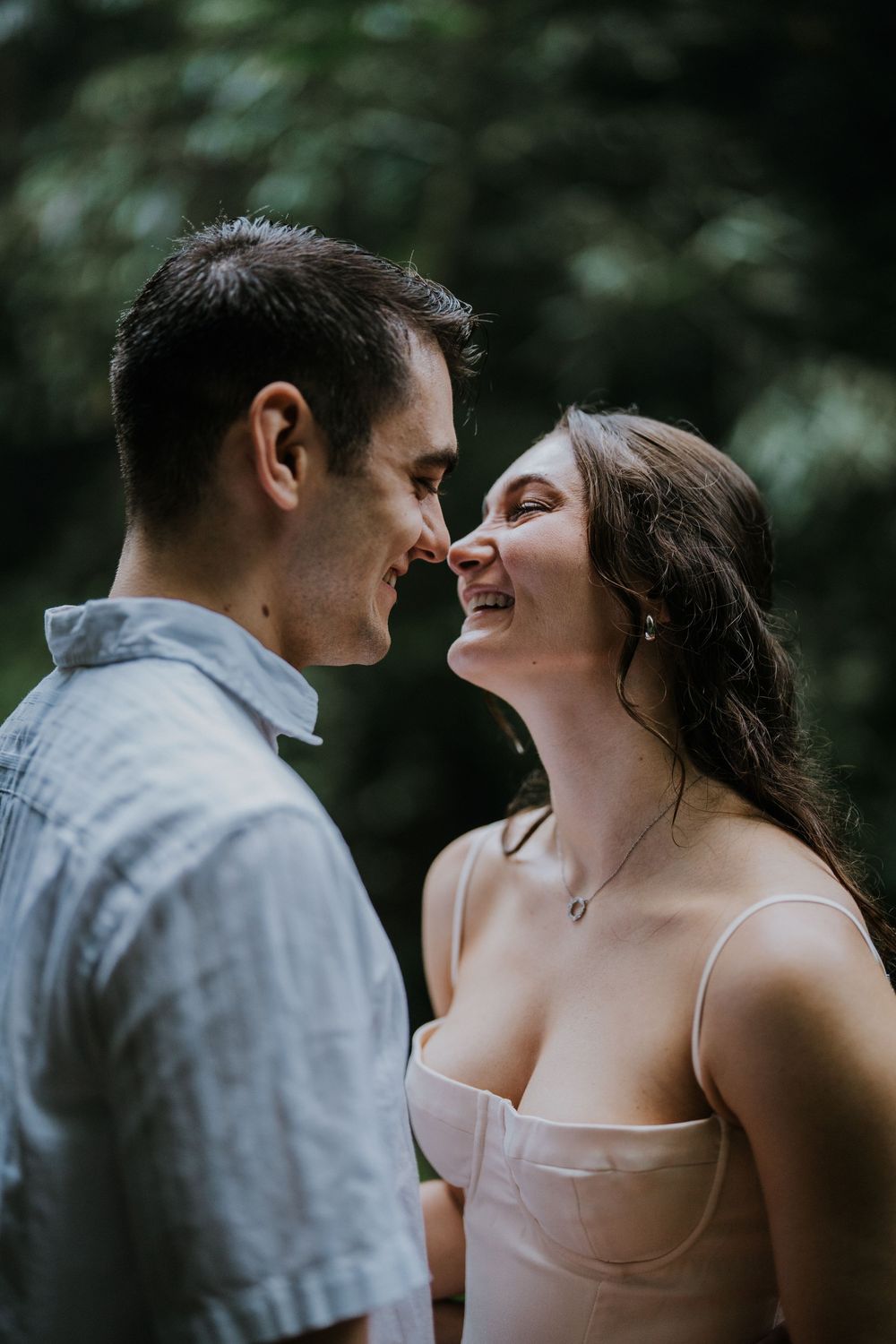 Secret proposal couple photoshoot at Ulu Petanu Waterfall Bali