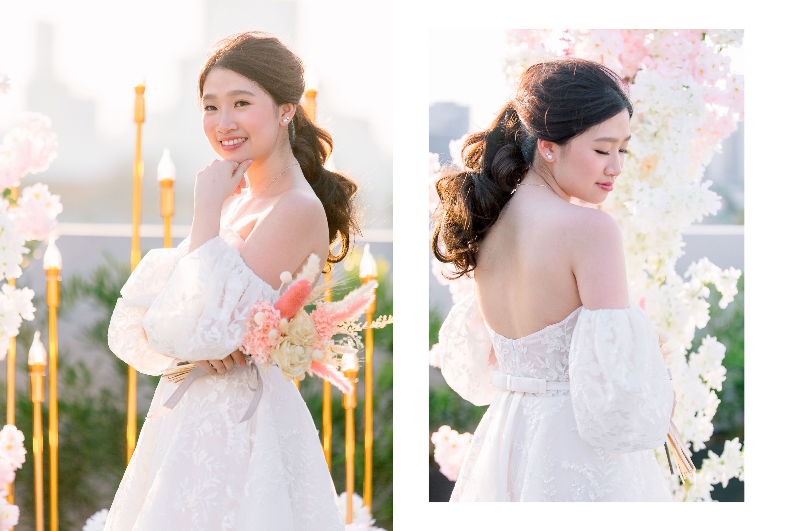 Kyle & Rowena | Pastel Rooftop Wedding