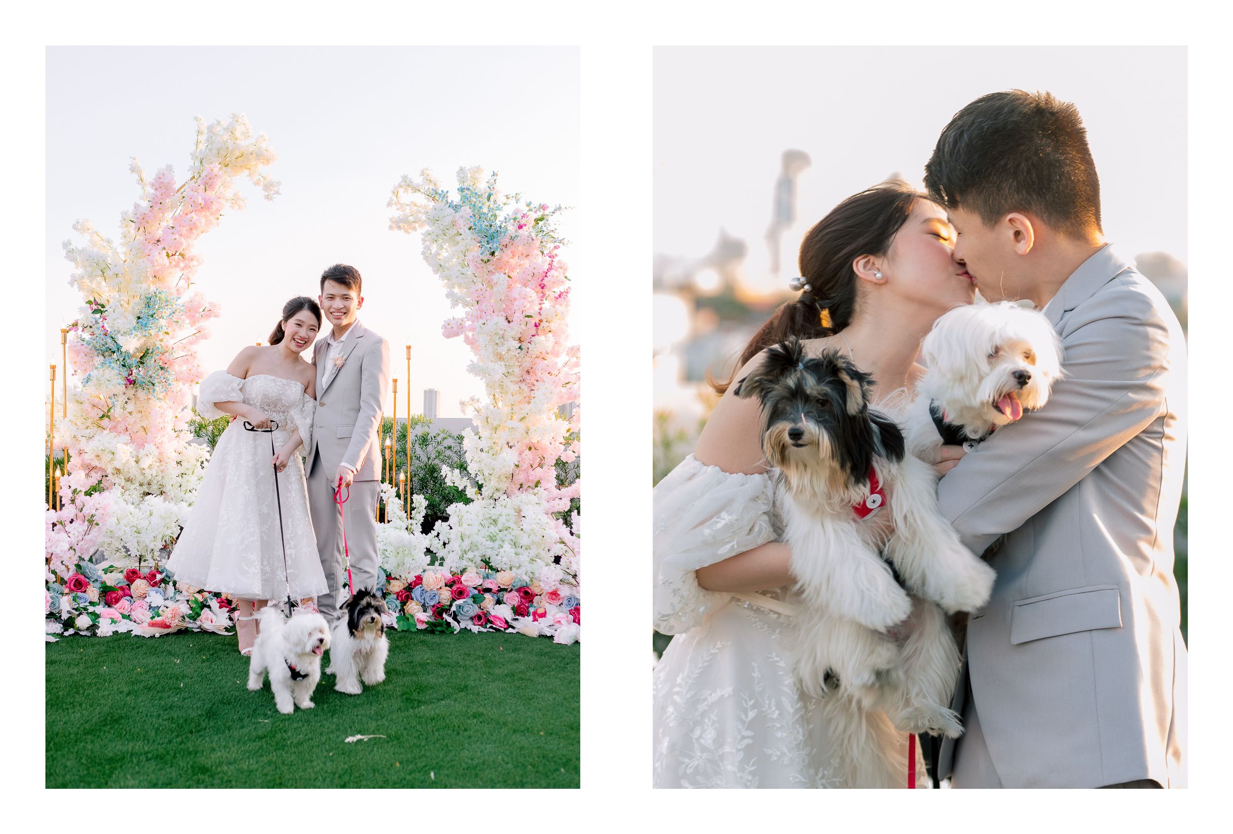 Kyle & Rowena | Pastel Rooftop Wedding