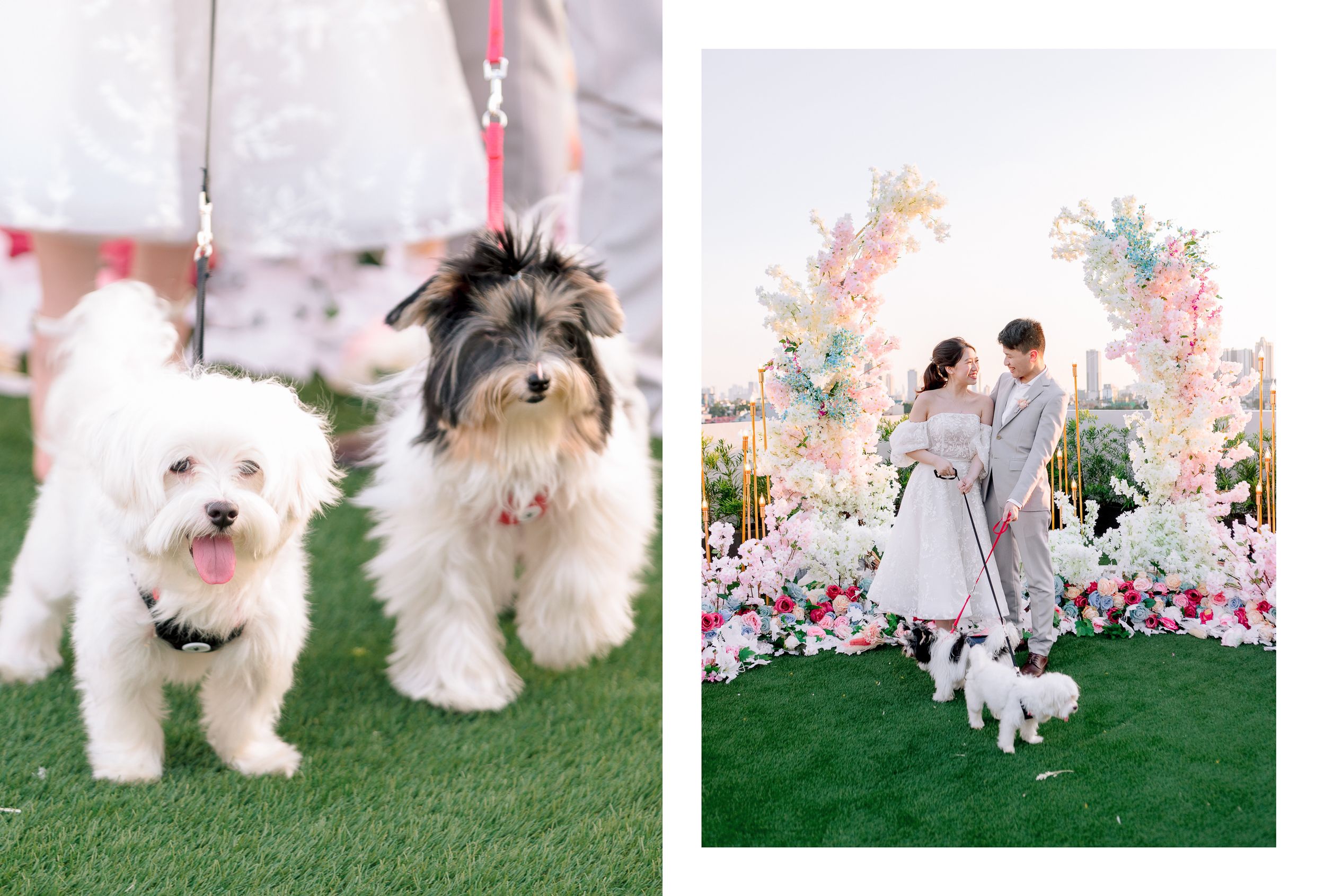 Kyle & Rowena | Pastel Rooftop Wedding