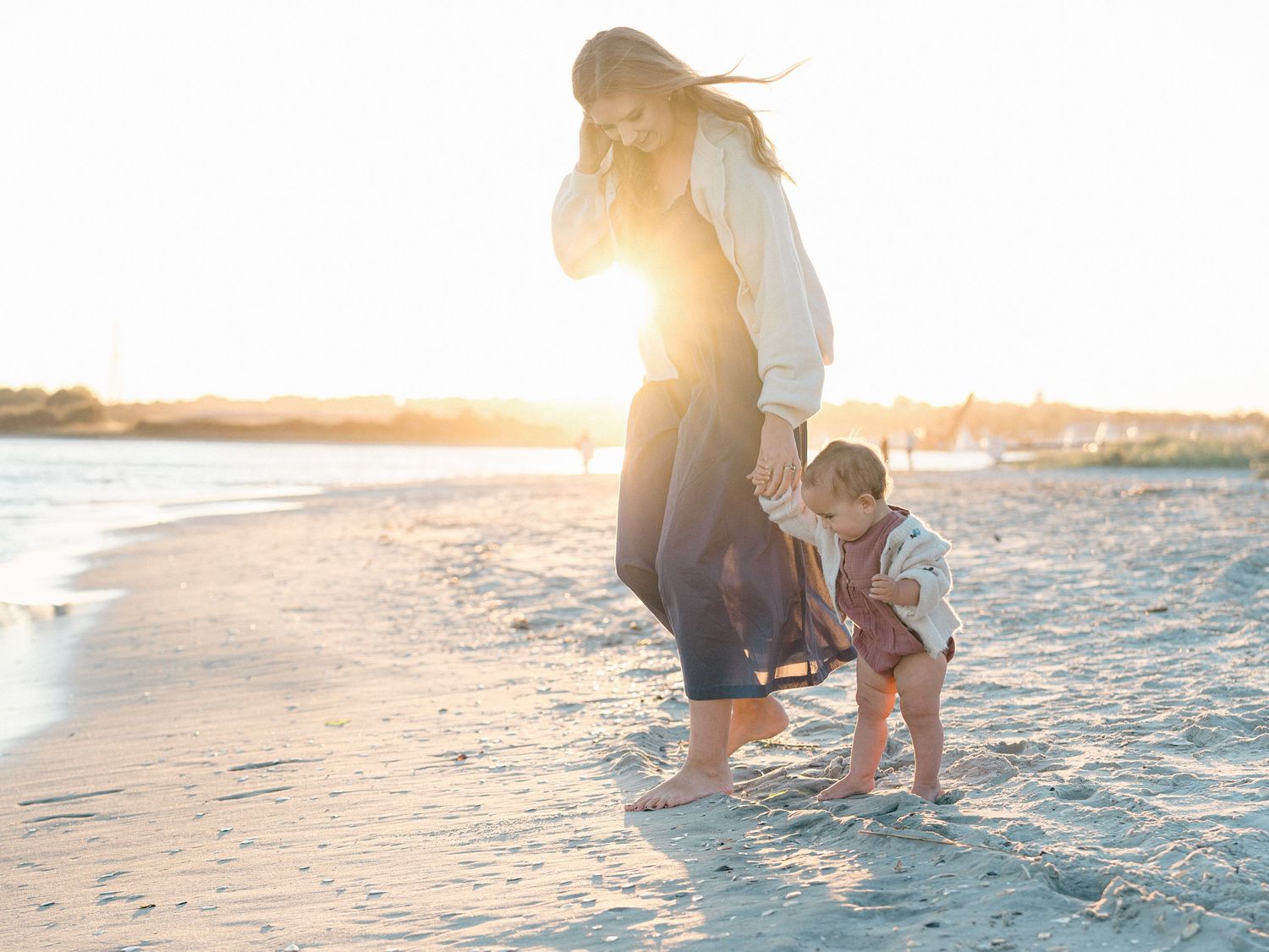 Luxury family beach photography capturing candid moments in New Jersey.