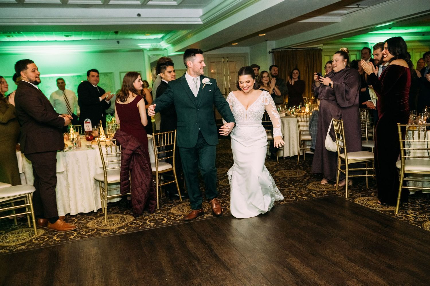 December 5th wedding ceremony at The Olde Mill Inn in New Jersey