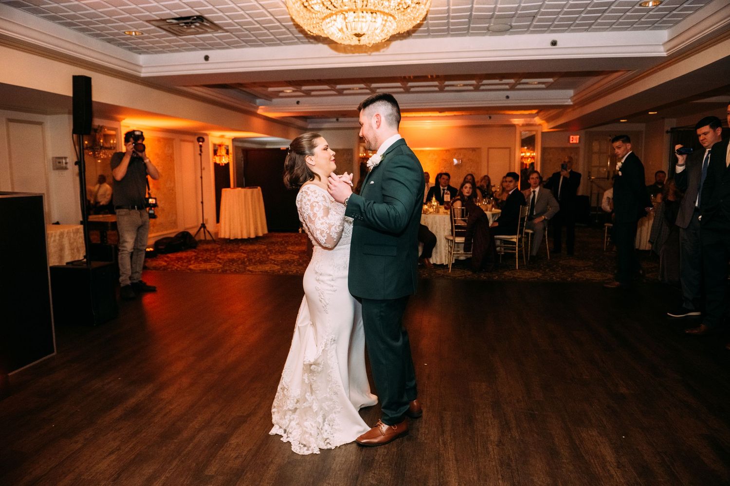 December 5th wedding ceremony at The Olde Mill Inn in New Jersey